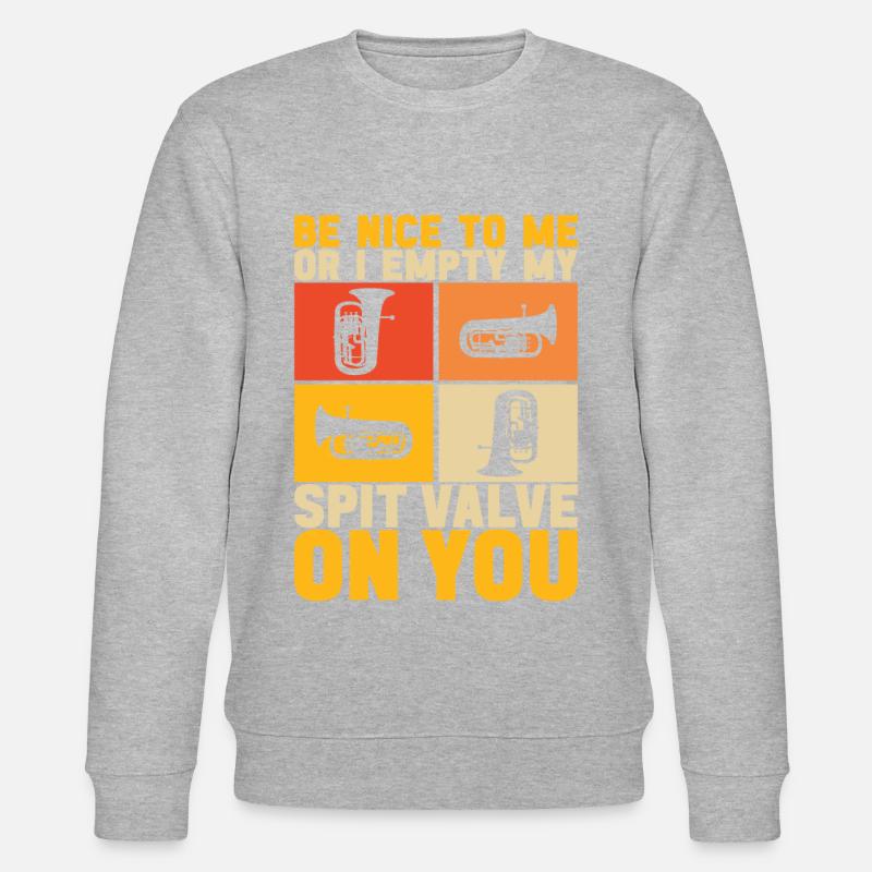 Euphonium Joueur d’euphonium - Sweat bio CHANGER Stanley/Stella Unisexe - gris chiné