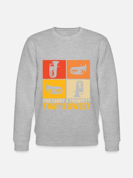 Euphonium Euphonium Player - Stanley/Stella CHANGER Unisex Organic Sweatshirt - heather grey