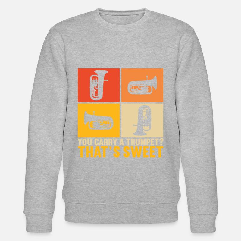 Euphonium Joueur d’euphonium - Sweat bio CHANGER Stanley/Stella Unisexe - gris chiné