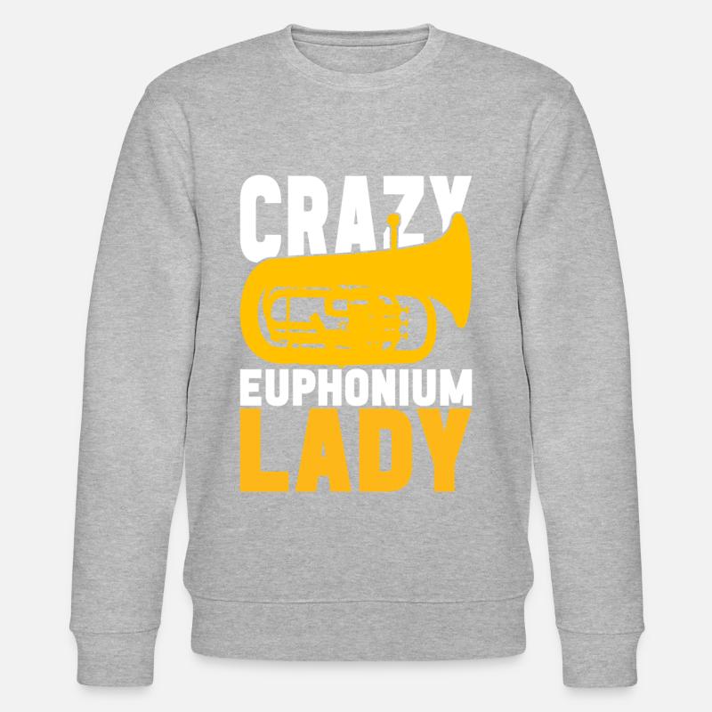 Euphonium Euphonium Player - Stanley/Stella CHANGER Unisex Organic Sweatshirt - heather grey