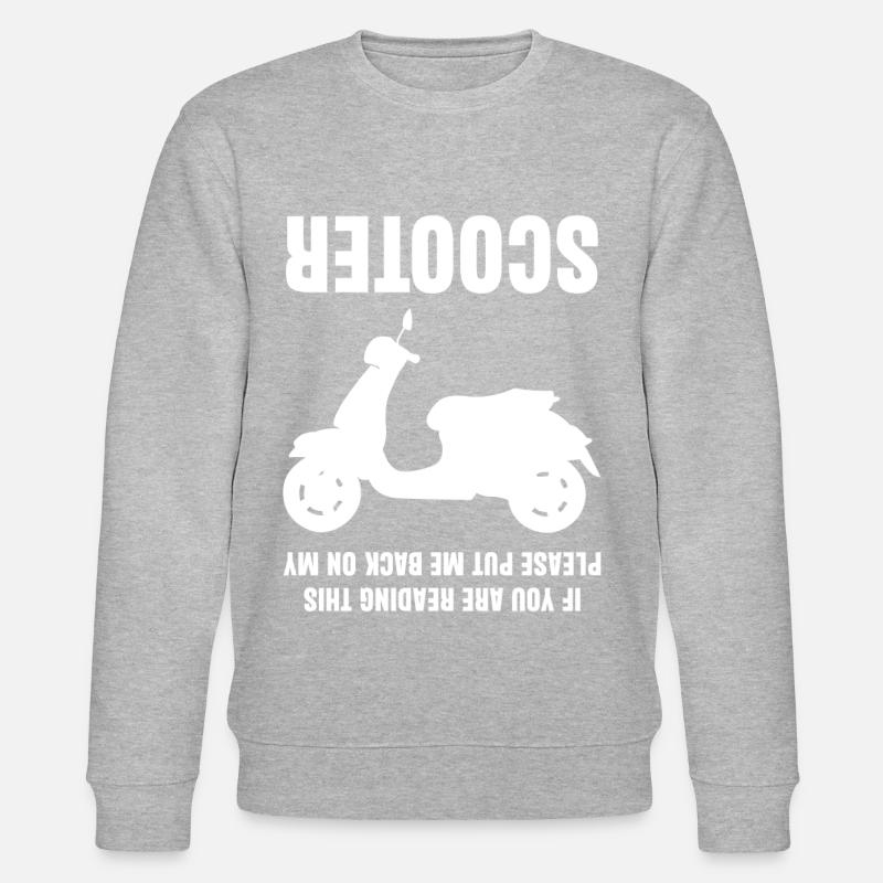 Scooter Blague Moto - Sweat bio CHANGER Stanley/Stella Unisexe - gris chiné