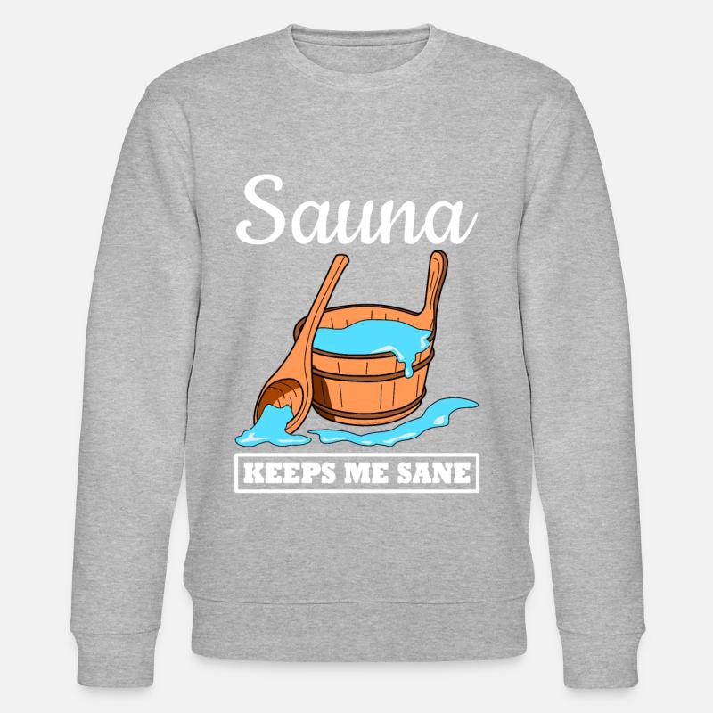 Sauna Bain Thermal Bien-être - Sweat bio CHANGER Stanley/Stella Unisexe - gris chiné