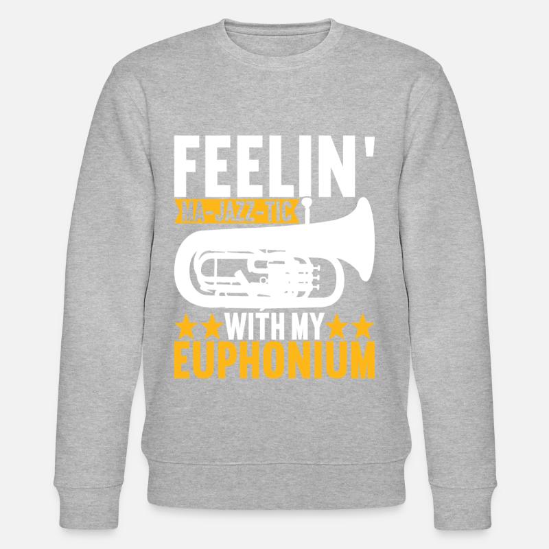Euphonium Euphonist - Stanley/Stella Unisex Bio-Sweatshirt CHANGER  - Grau meliert