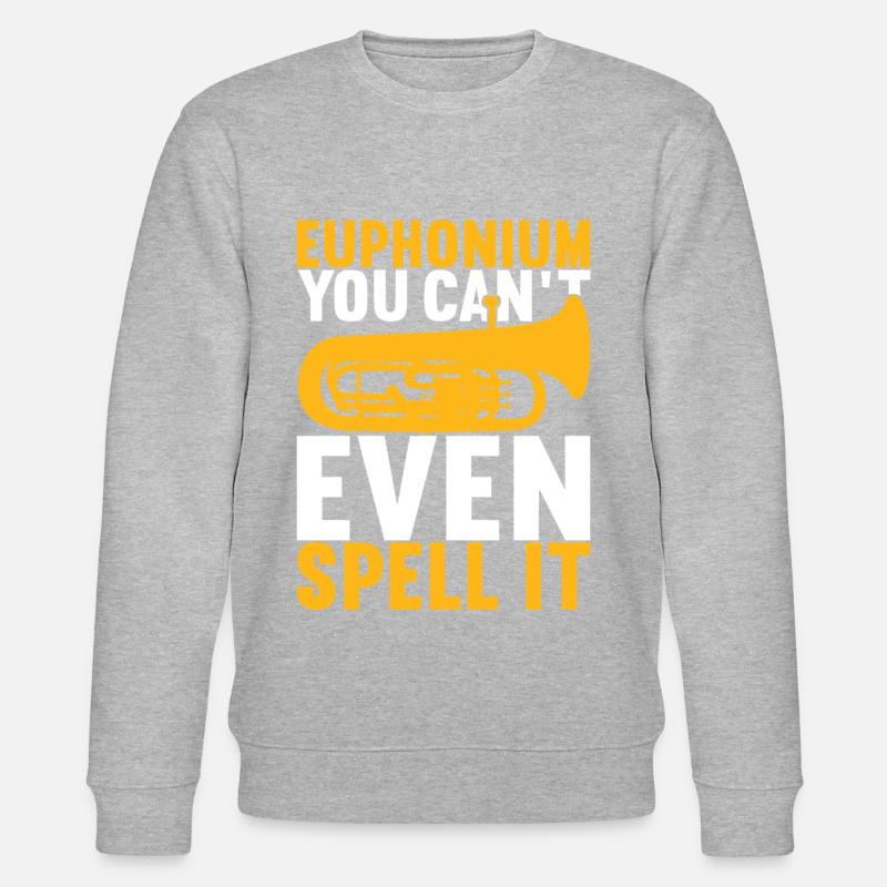 Euphonium Euphonist - Stanley/Stella Unisex Bio-Sweatshirt CHANGER  - Grau meliert