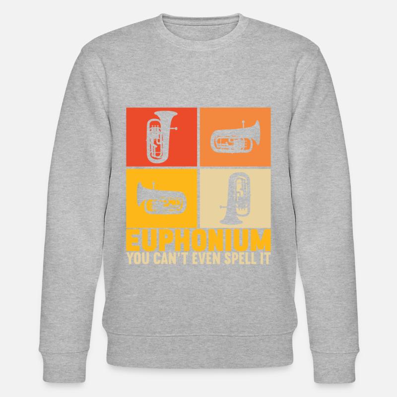 Euphonium Euphoniste - Sweat bio CHANGER Stanley/Stella Unisexe - gris chiné