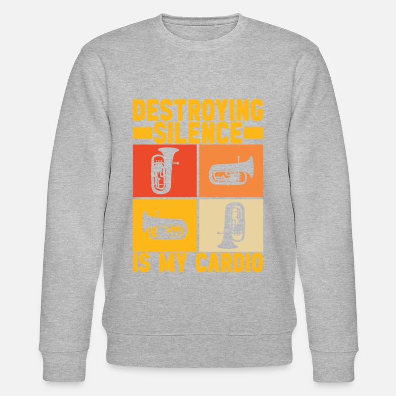 Euphonium Euphonium Player - Stanley/Stella CHANGER Unisex Organic Sweatshirt - heather grey