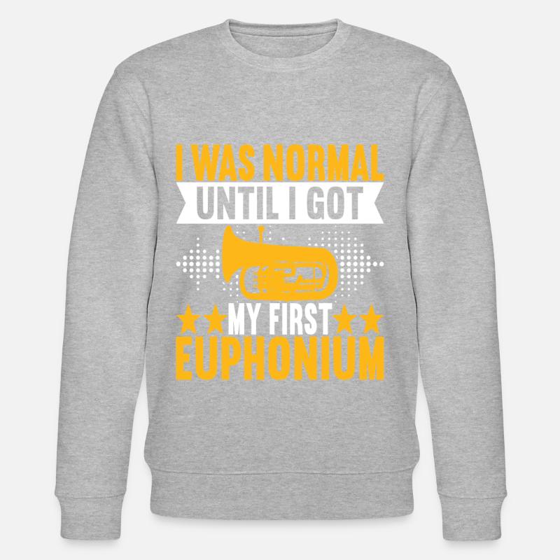Euphonium Euphonium Player - Stanley/Stella CHANGER Unisex Organic Sweatshirt - heather grey