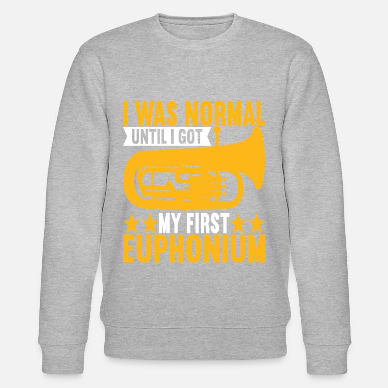 Euphonium Euphonium Player - Stanley/Stella CHANGER Unisex Organic Sweatshirt - heather grey