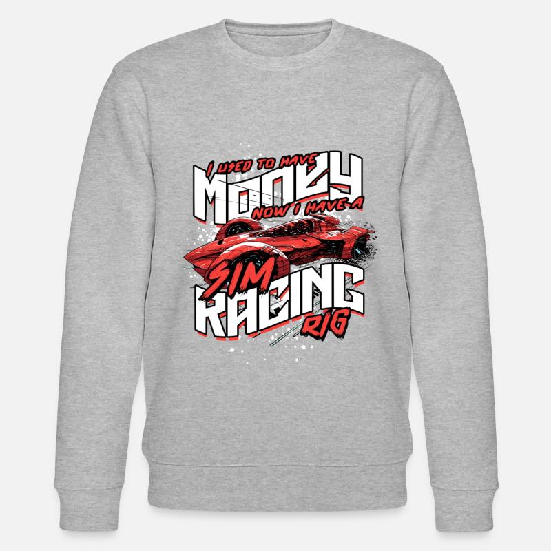 Sim Racing Sim Race - Stanley/Stella CHANGER Unisex Organic Sweatshirt - heather grey
