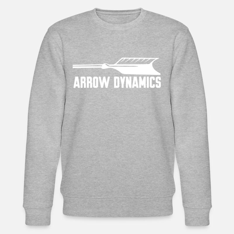 Archery Bow Shooting - Stanley/Stella CHANGER Unisex Organic Sweatshirt - heather grey