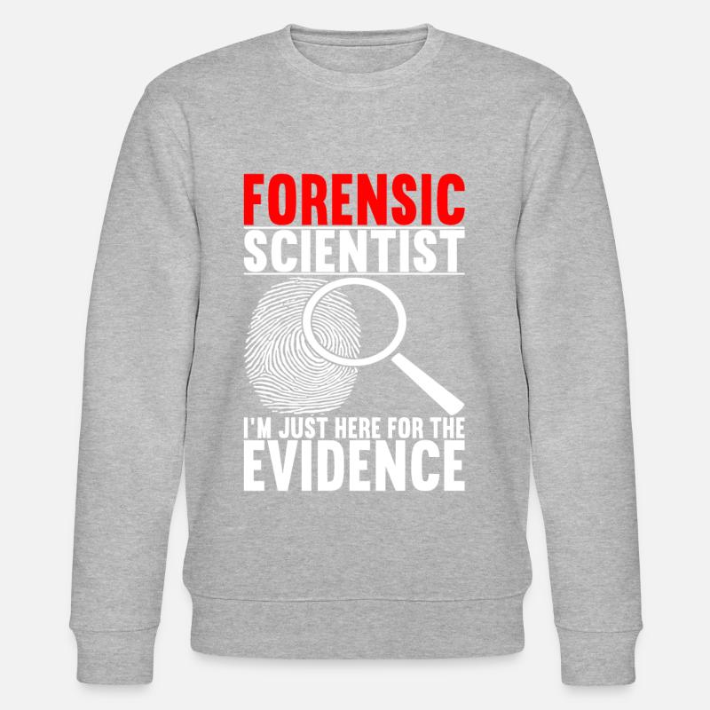 Forensics Forensic Scientist - Stanley/Stella CHANGER Unisex Organic Sweatshirt - heather grey