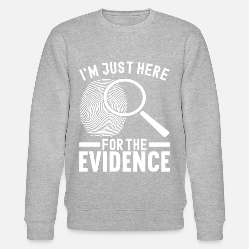 Forensik Forensiker - Stanley/Stella Unisex Bio-Sweatshirt CHANGER  - Grau meliert