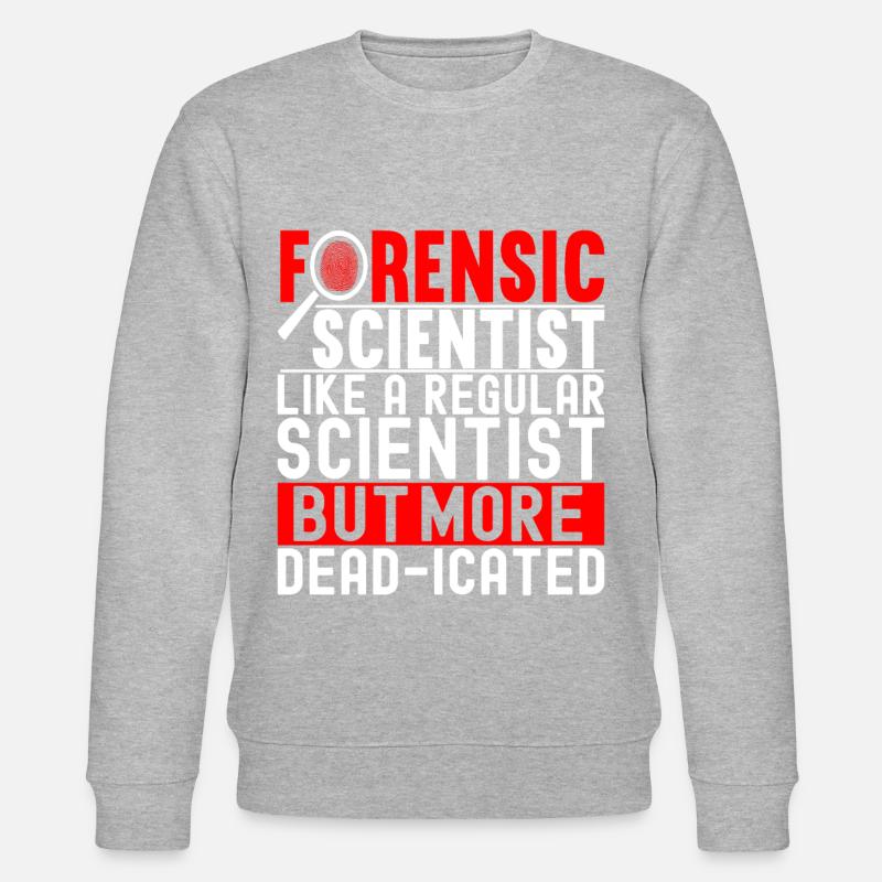Forensik Forensiker - Stanley/Stella Unisex Bio-Sweatshirt CHANGER  - Grau meliert