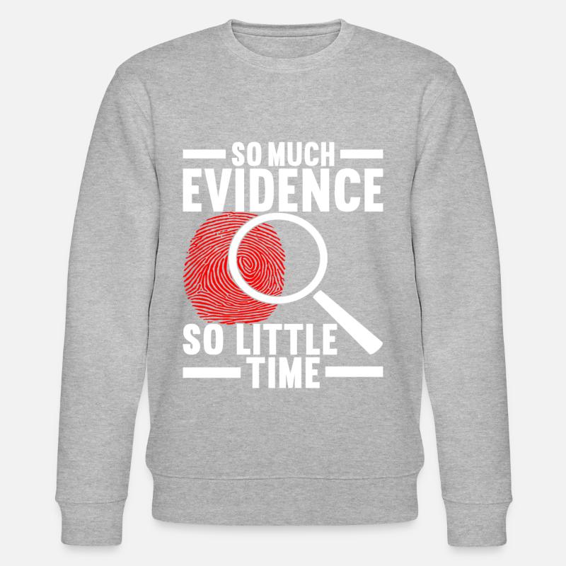 Forensics Forensic Scientist - Stanley/Stella CHANGER Unisex Organic Sweatshirt - heather grey