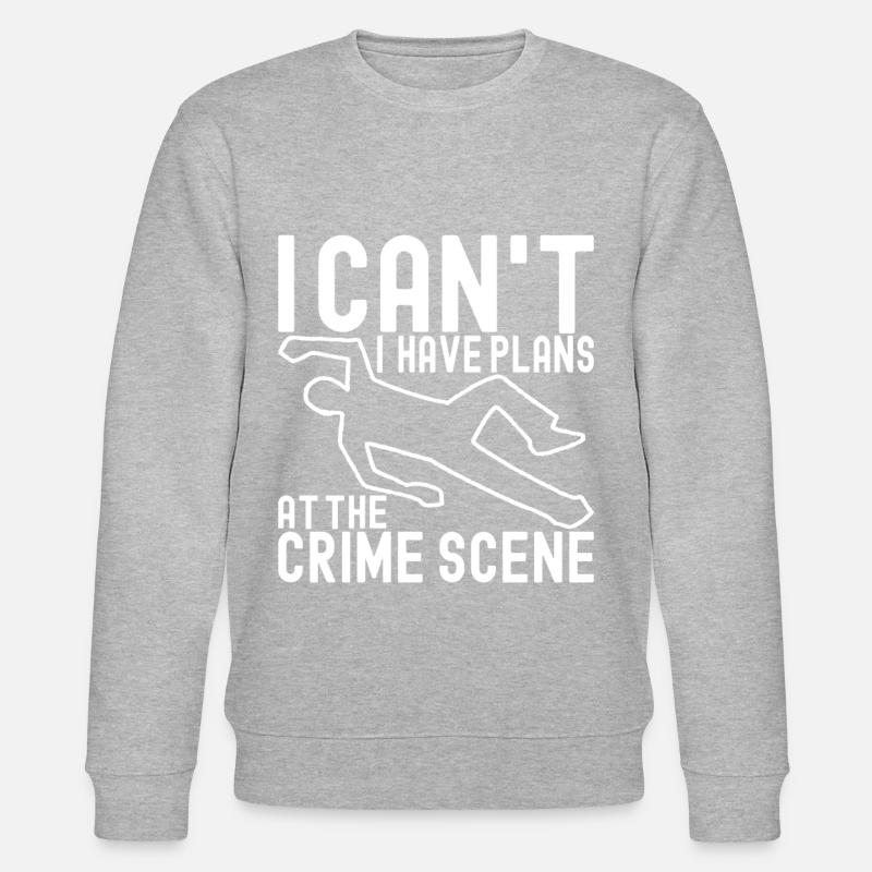 Forensik Forensiker - Stanley/Stella Unisex Bio-Sweatshirt CHANGER  - Grau meliert