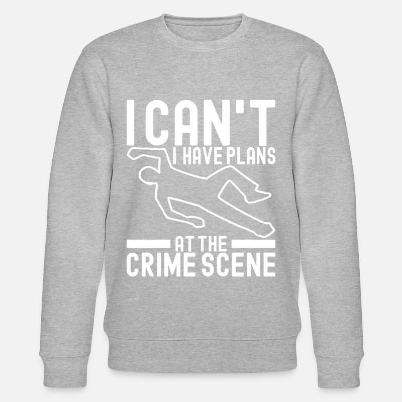 Forensik Forensiker - Stanley/Stella Unisex Bio-Sweatshirt CHANGER  - Grau meliert