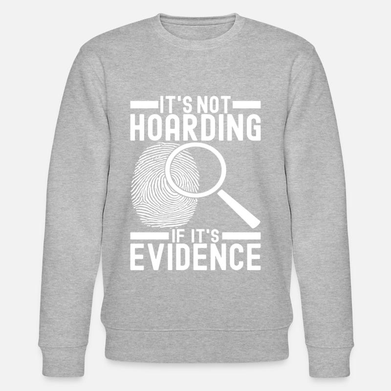 Forensik Forensiker - Stanley/Stella Unisex Bio-Sweatshirt CHANGER  - Grau meliert