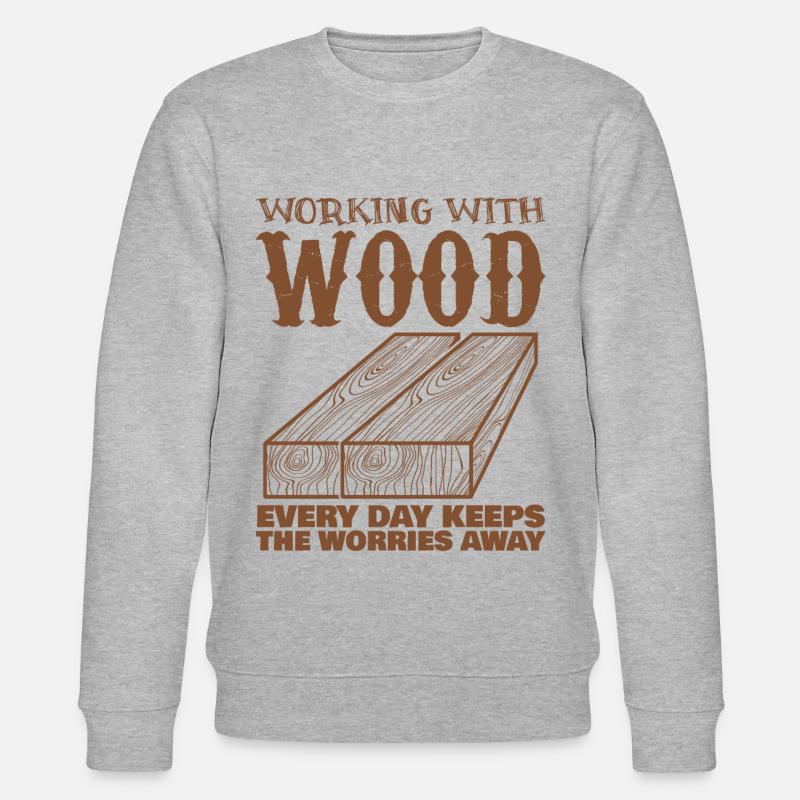 Charpentier - Sweat bio CHANGER Stanley/Stella Unisexe - gris chiné