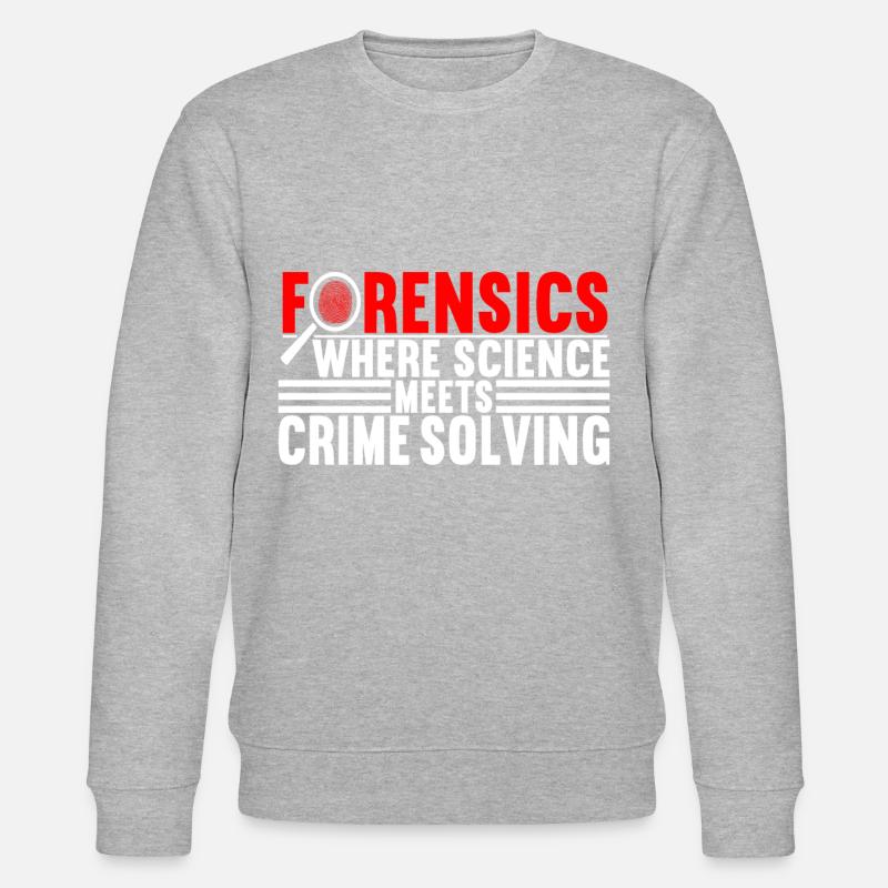 Forensics Forensic Scientist - Stanley/Stella CHANGER Unisex Organic Sweatshirt - heather grey