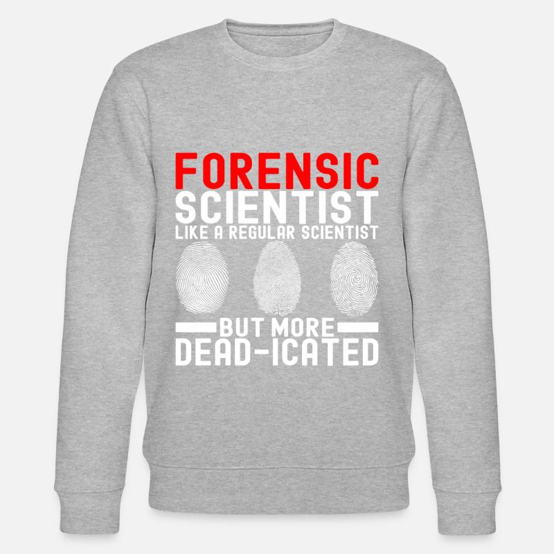 Forensik Forensiker - Stanley/Stella Unisex Bio-Sweatshirt CHANGER - Grau meliert