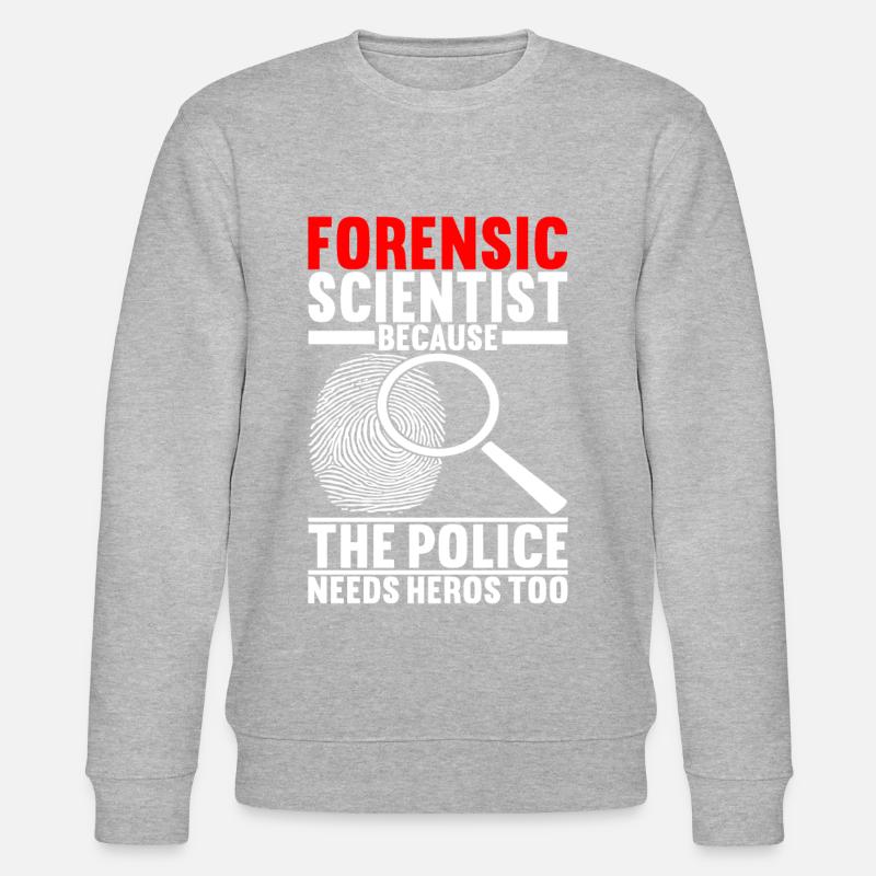 Forensik Forensiker - Stanley/Stella Unisex Bio-Sweatshirt CHANGER  - Grau meliert