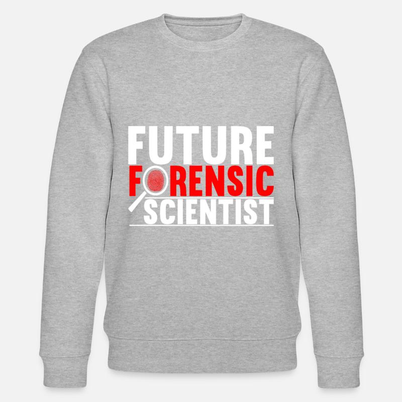 Forensik Forensiker - Stanley/Stella Unisex Bio-Sweatshirt CHANGER  - Grau meliert