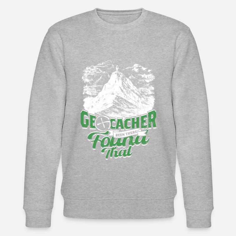 Geocache - Stanley/Stella Unisex Bio-Sweatshirt CHANGER - Grau meliert