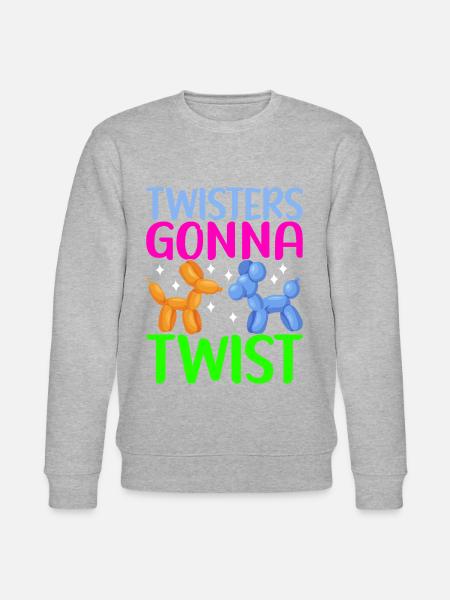 Balloon Animal Balloon Twisting - Stanley/Stella CHANGER Unisex Organic Sweatshirt - heather grey