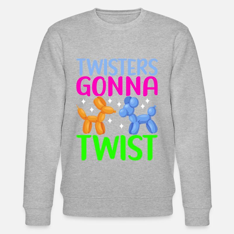 Ballon Animal Ballon Twisting - Sweat bio CHANGER Stanley/Stella Unisexe - gris chiné