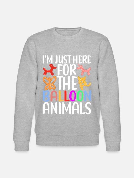 Balloon Animal Balloon Twisting - Stanley/Stella CHANGER Unisex Organic Sweatshirt - heather grey