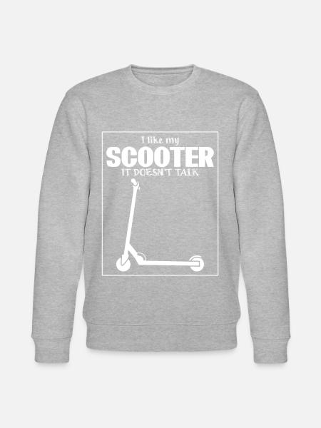 Kick Scooter Rider Stunt Scooter - Stanley/Stella CHANGER Unisex Organic Sweatshirt - heather grey