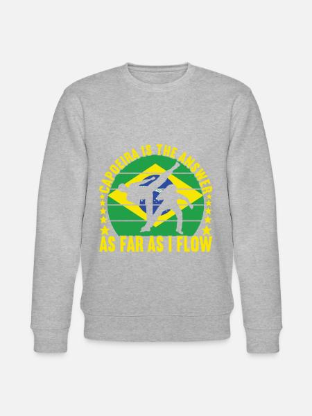 Capoeira Capoeirista - Stanley/Stella CHANGER Unisex Organic Sweatshirt - heather grey