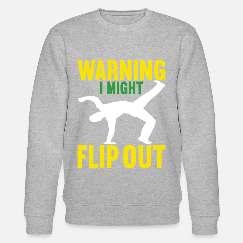 Capoeira Capoeirista - Stanley/Stella Unisex Bio-Sweatshirt CHANGER  - Grau meliert
