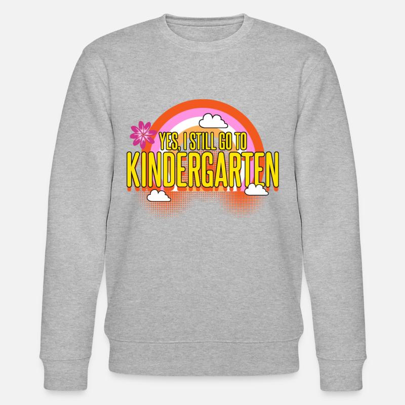 École maternelle et maternelle - Sweat bio CHANGER Stanley/Stella Unisexe - gris chiné