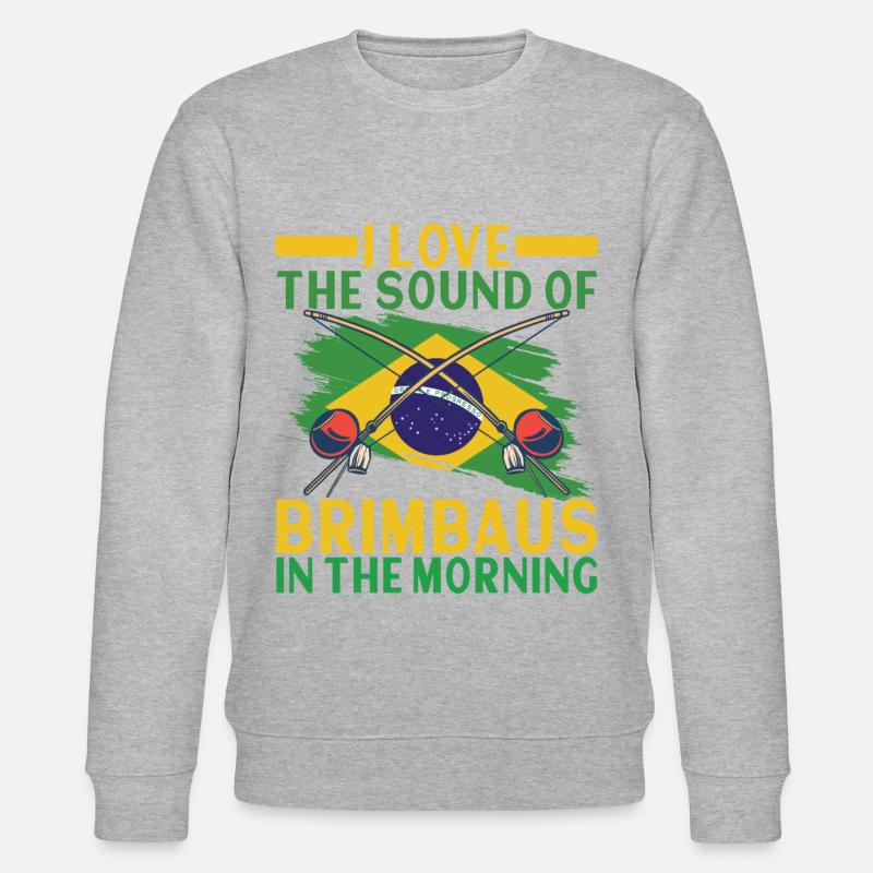 Capoeira Capoeirista - Stanley/Stella Unisex Bio-Sweatshirt CHANGER - Grau meliert