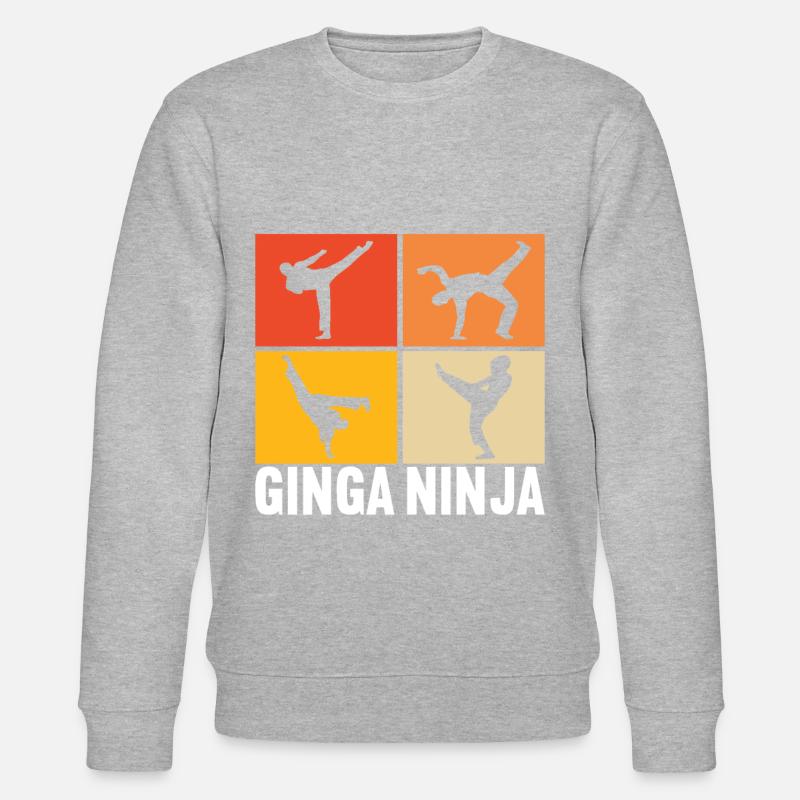 Capoeira Capoeirista - Sweat bio CHANGER Stanley/Stella Unisexe - gris chiné