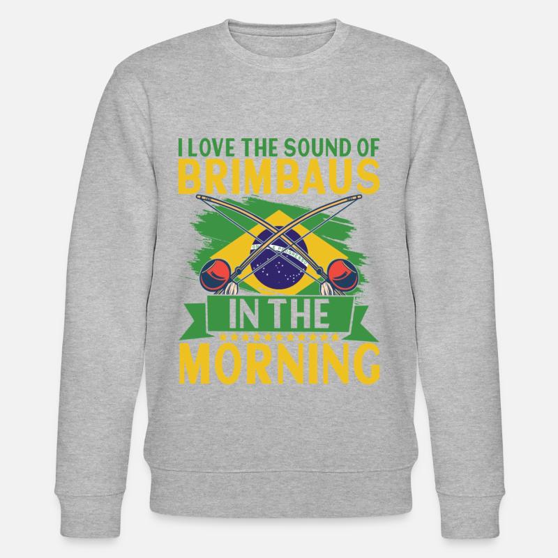 Capoeira Capoeirista - Stanley/Stella Unisex Bio-Sweatshirt CHANGER  - Grau meliert