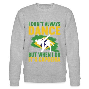 Capoeira Capoeirista - Stanley/Stella CHANGER Unisex Organic Sweatshirt - heather grey - Front - Nik (191cm) & Marisol (170cm)