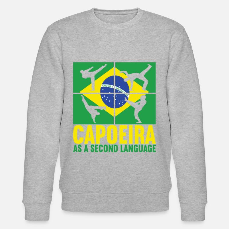 Capoeira Capoeirista - Stanley/Stella Unisex Bio-Sweatshirt CHANGER  - Grau meliert