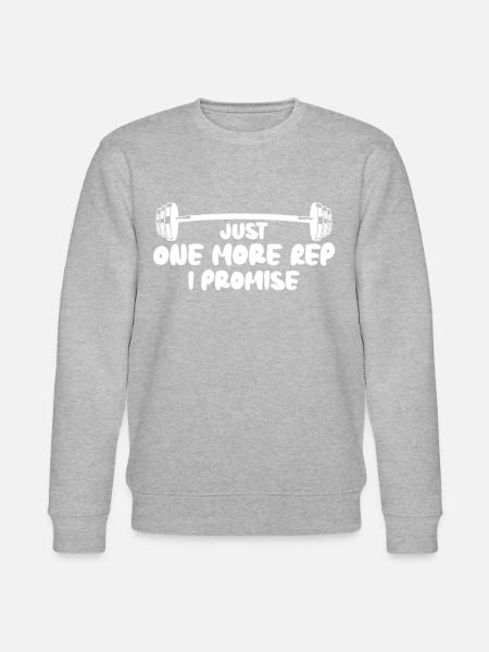 Motivation Bodybuilder Gym Bodybuilding - Stanley/Stella CHANGER Unisex Organic Sweatshirt - heather grey