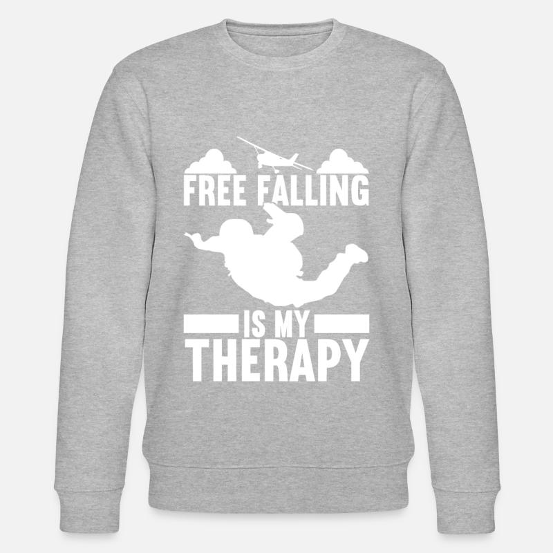Skydive Skydiver - Stanley/Stella CHANGER Unisex Organic Sweatshirt - heather grey