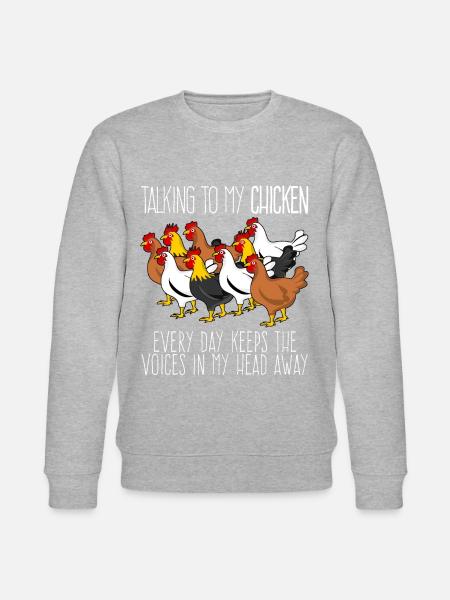 Chickens Poultry Chicken Farmer - Stanley/Stella CHANGER Unisex Organic Sweatshirt - heather grey