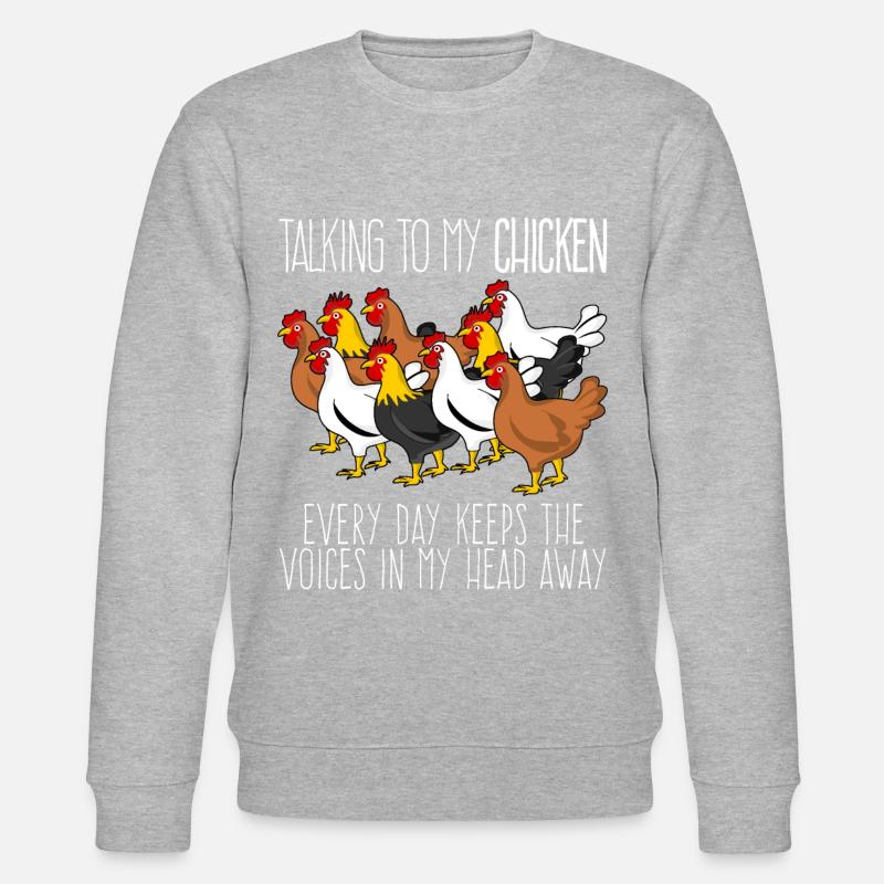 Poulets Volaille Poulet Éleveur - Sweat bio CHANGER Stanley/Stella Unisexe - gris chiné