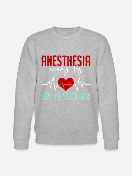 Anesthetist Doctor Nurse Medicine - Stanley/Stella CHANGER Unisex Organic Sweatshirt - heather grey