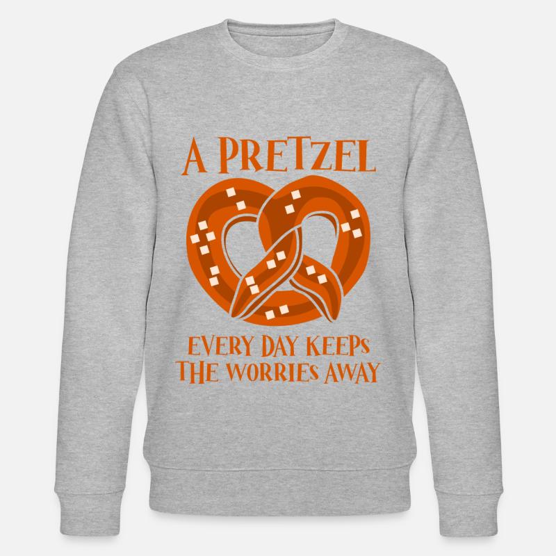 Bretzels de Bavière Bretzel - Sweat bio CHANGER Stanley/Stella Unisexe - gris chiné