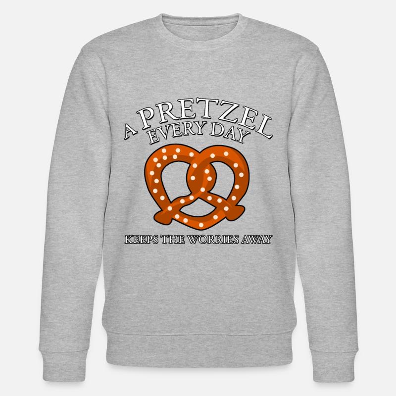 Pretzels - Stanley/Stella Unisex Bio-Sweatshirt CHANGER  - Grau meliert