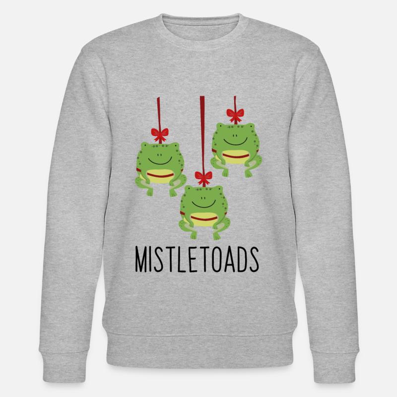Mistletoads - Stanley/Stella CHANGER Unisex Organic Sweatshirt - heather grey