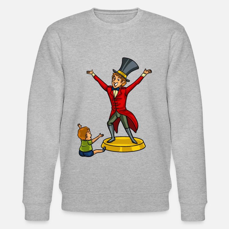 Cadeau de papa ringmaster - Sweat bio CHANGER Stanley/Stella Unisexe - gris chiné
