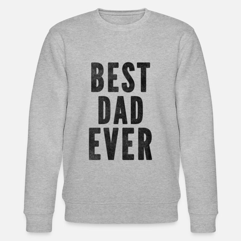 Bester Vater Aller Zeiten - Stanley/Stella Unisex Bio-Sweatshirt CHANGER  - Grau meliert