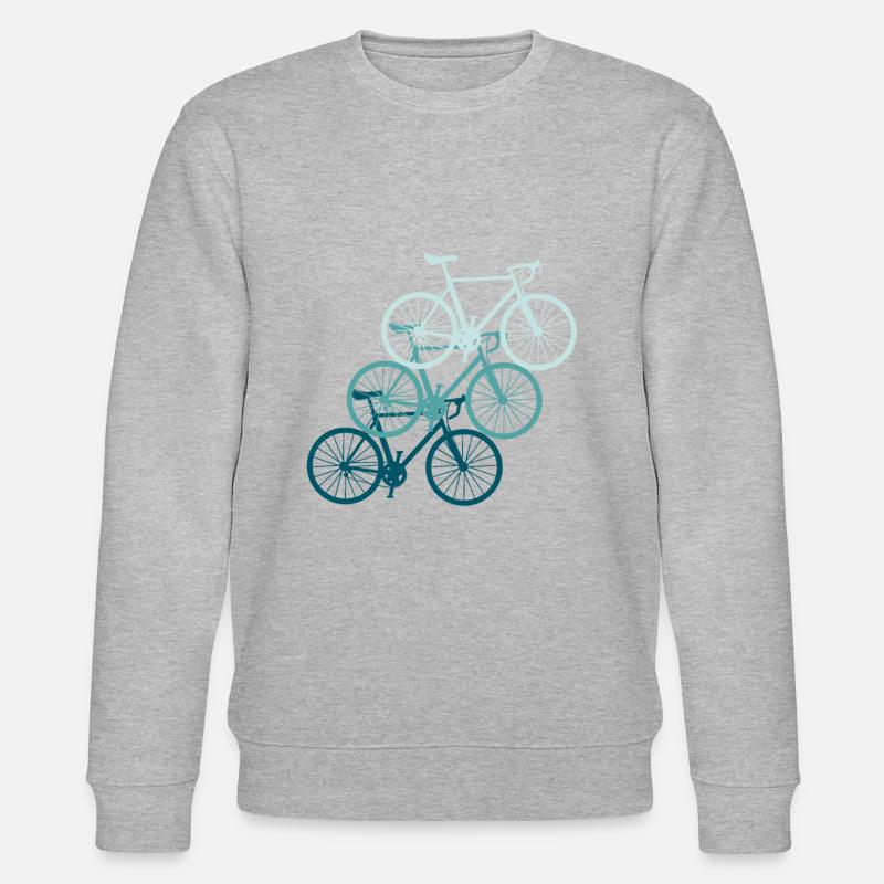 Rennrad - Stanley/Stella Unisex Bio-Sweatshirt CHANGER - Grau meliert